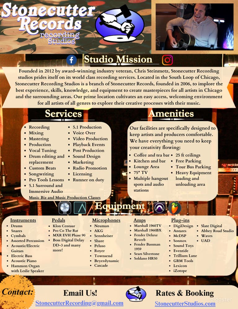  Recording Studios in the South Loop of Chicago 