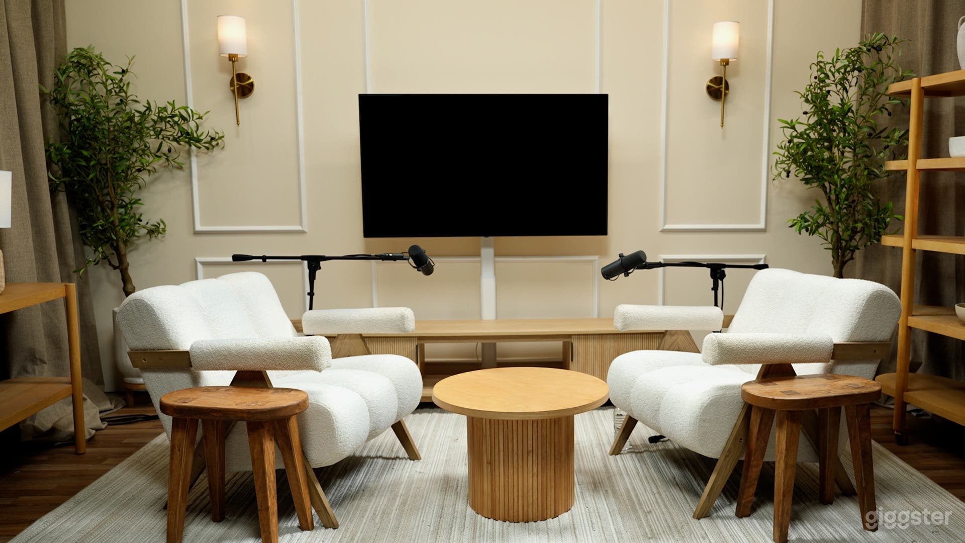 Modern & Aesthetic Podcast Studio w/ Pro Equipment Photo 4