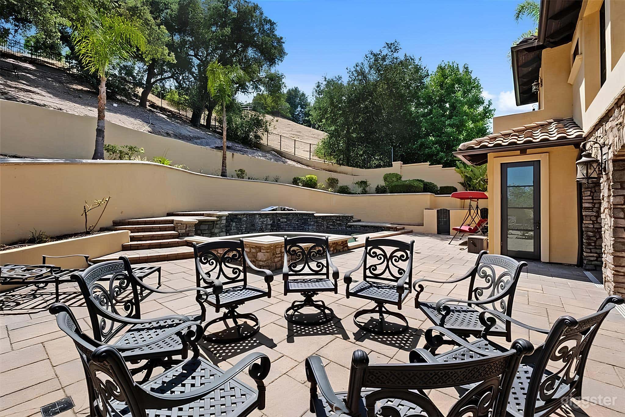 Serene Hillside Infinity Pool Photo 3