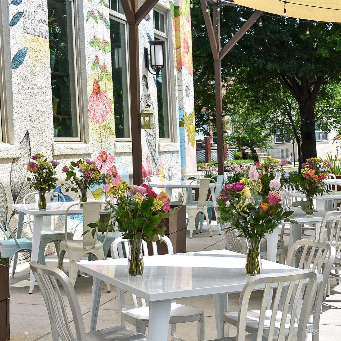 Natural-Light Filled Vintage Restaurant Photo 2