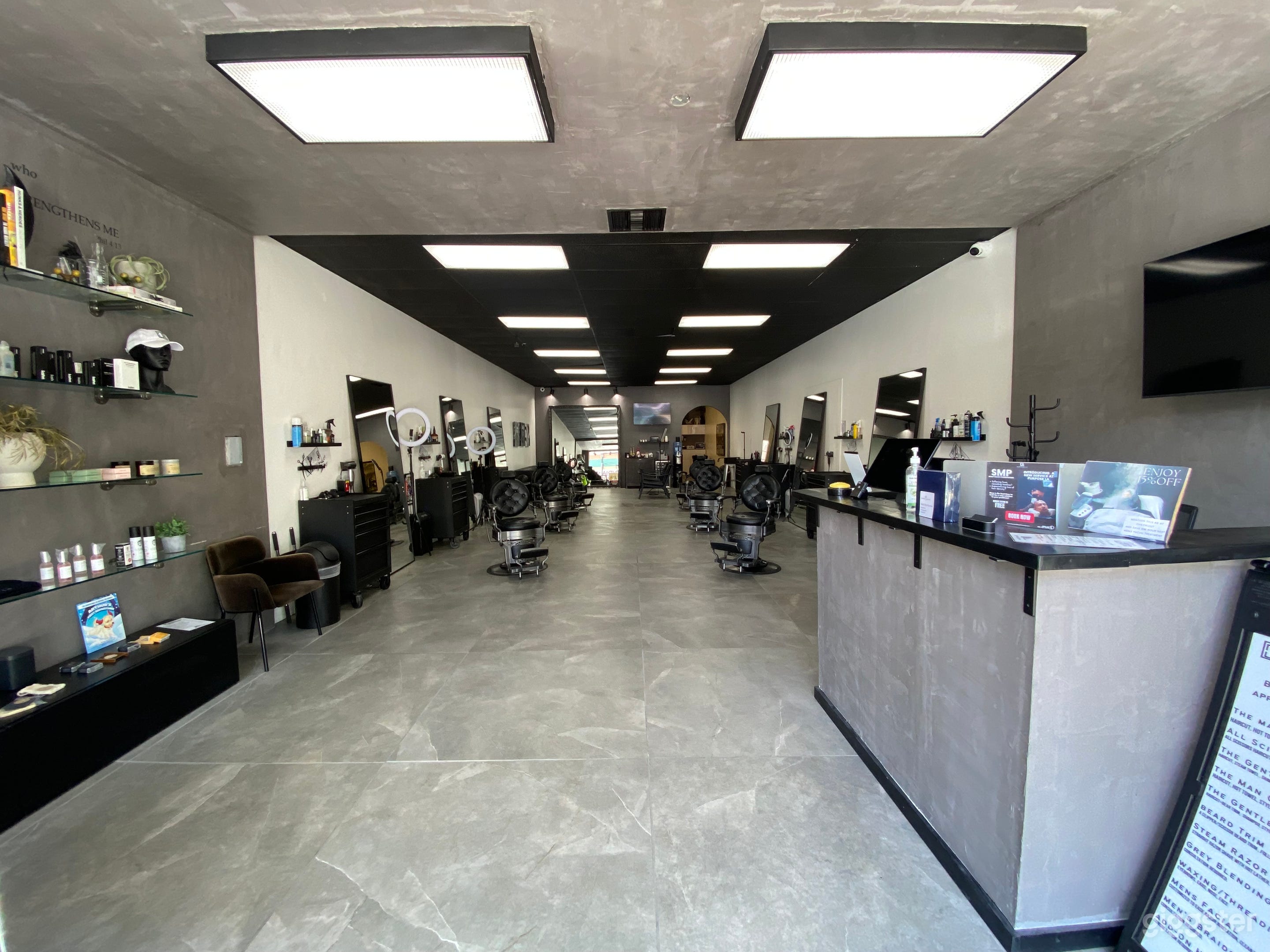 This is the view from the entrance