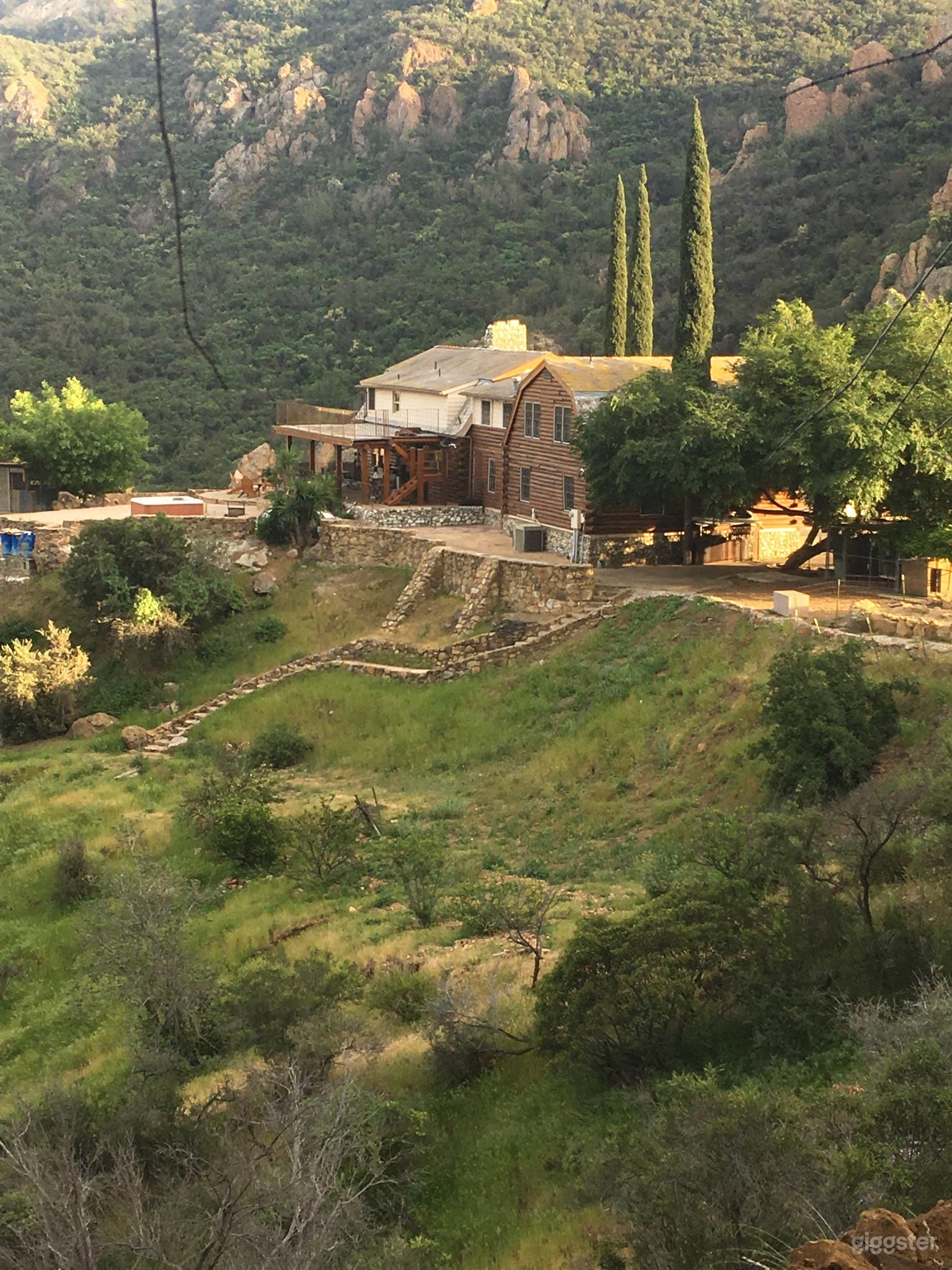 Main House. View from the back.