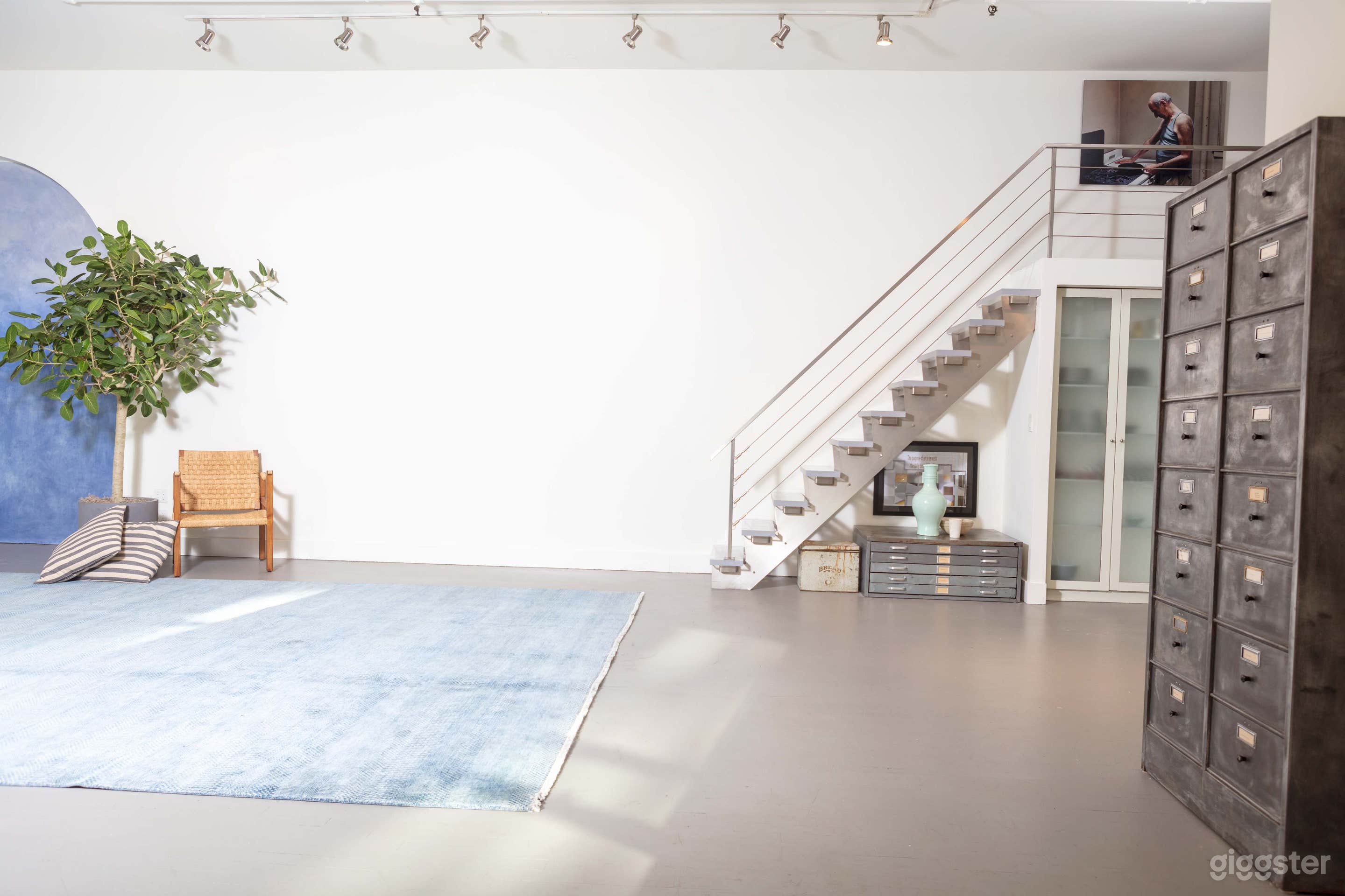 South Wall with Glass Staircase