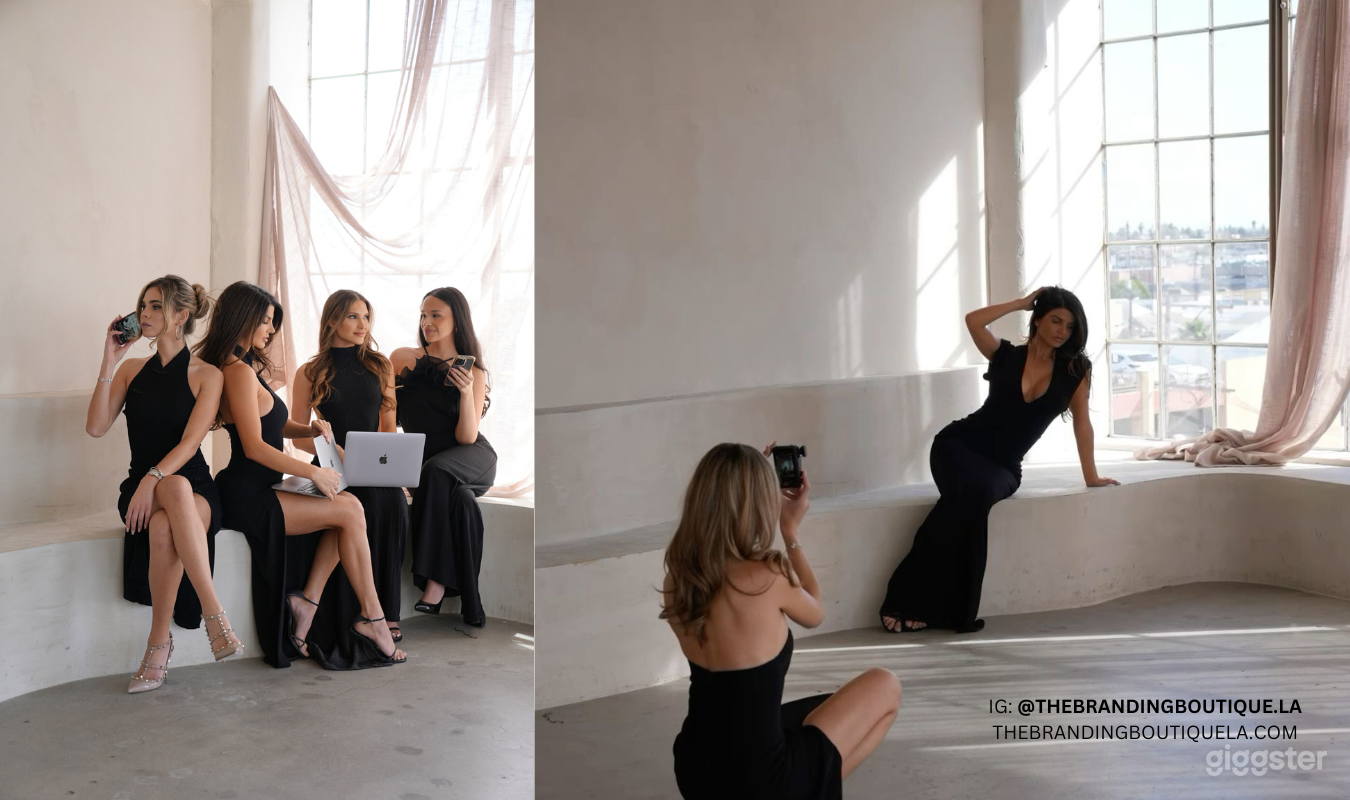 Wabi-Sabi Japandi inspired studio with golden hour Photo 4