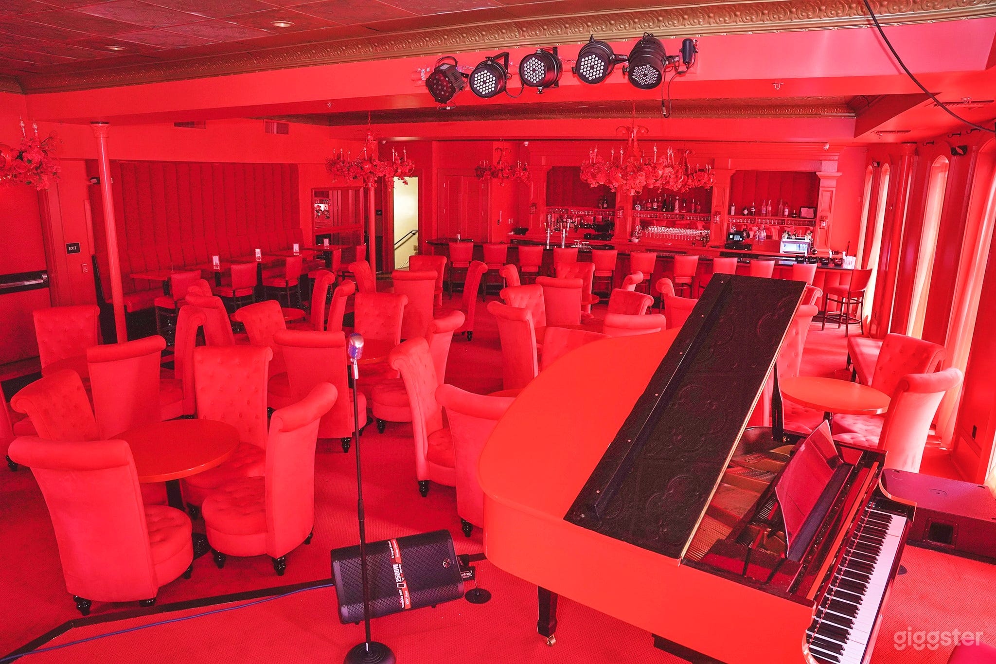 Velvety Second-Floor Venue with Balcony Views in the Warehouse District Photo 2