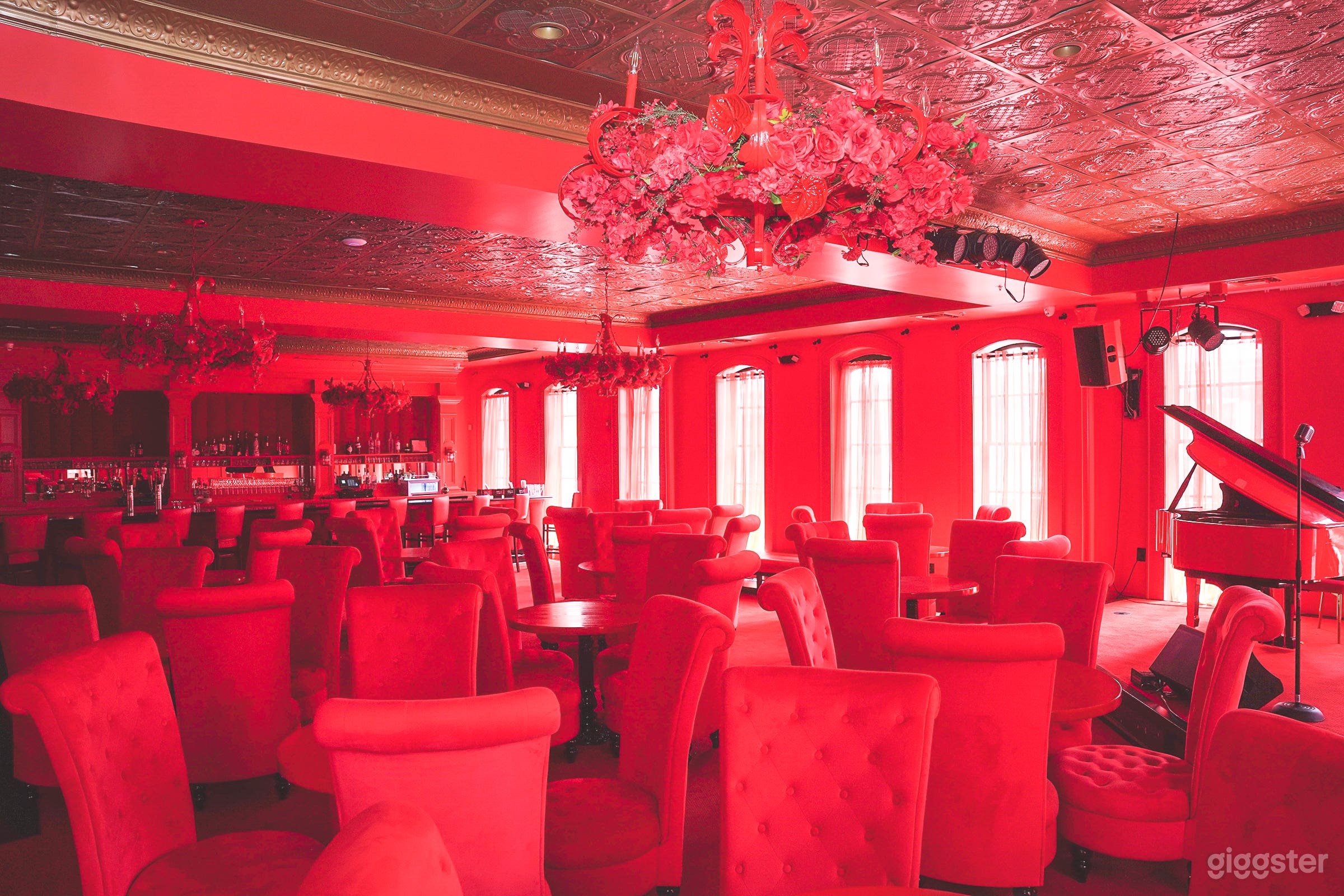 Velvety Second-Floor Venue with Balcony Views in the Warehouse District Photo 1