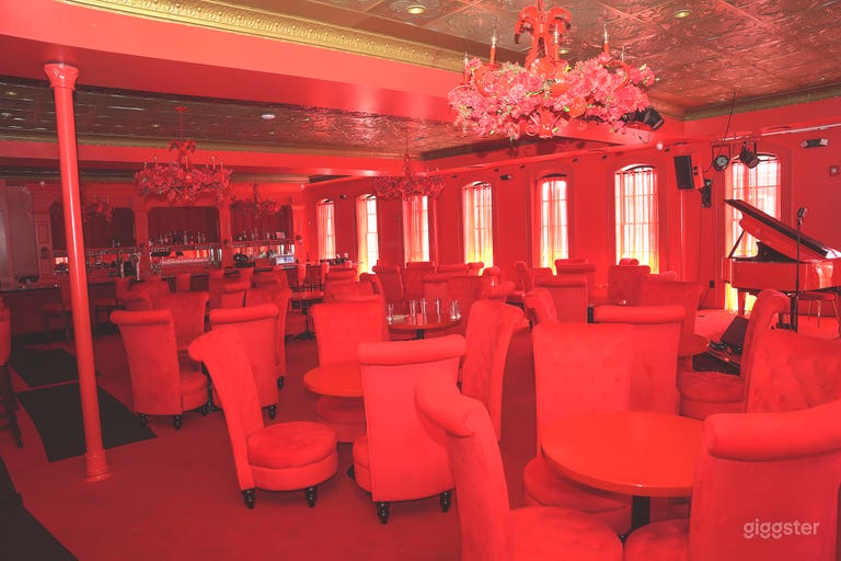  Velvety Second-Floor Venue with Balcony Views in the Warehouse District 