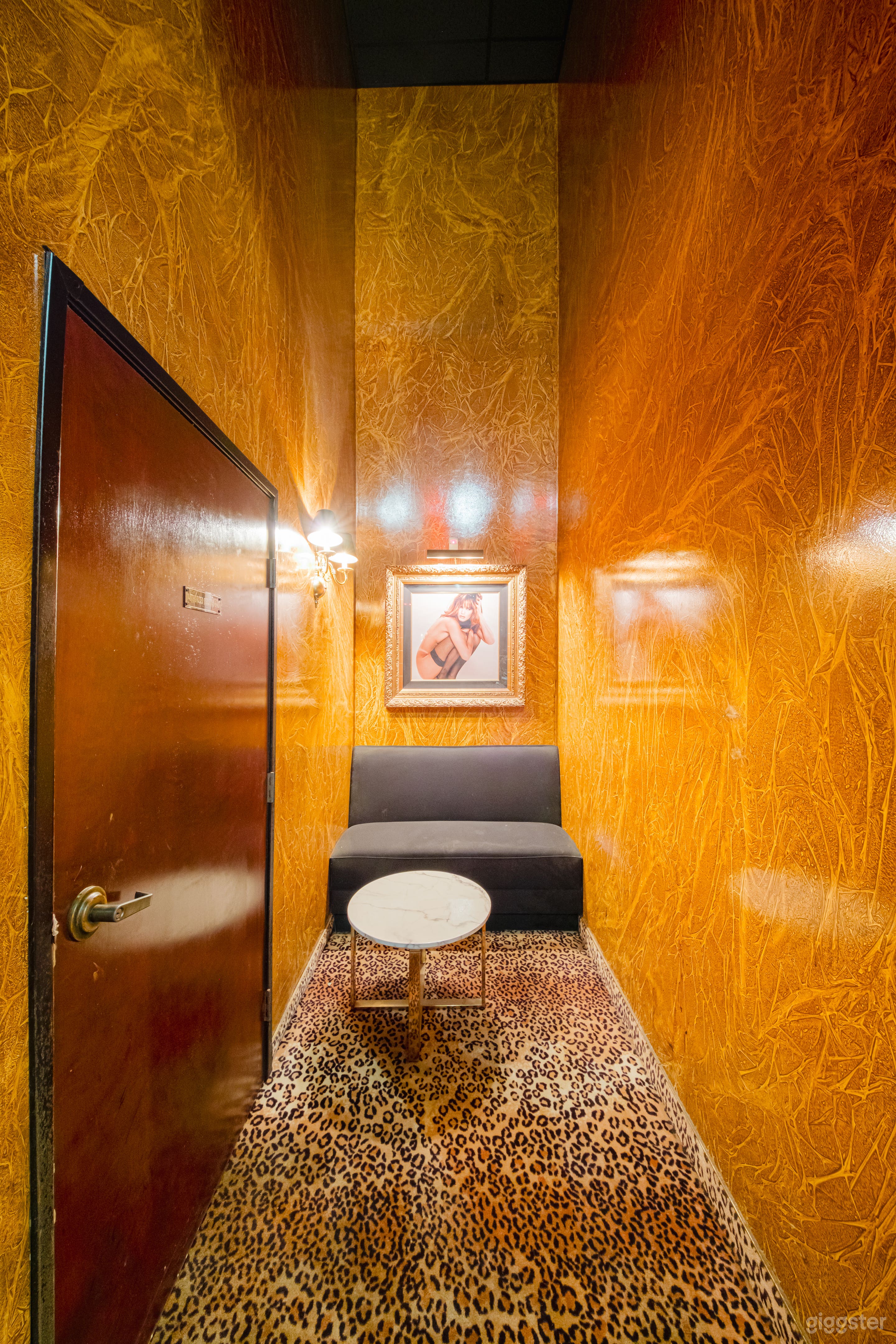 LEOPARD GOLDEN VELVET LOUNGE Photo 4