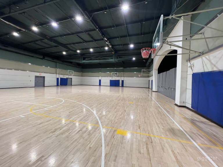  Multiple indoor basketball and gym for filming 