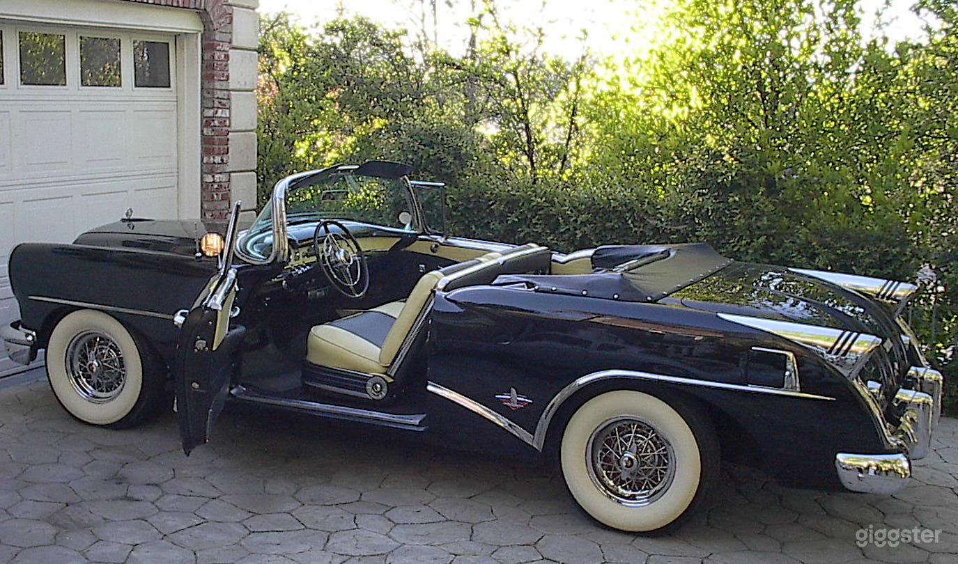 Classic 1954 Buick Skylark Convertible in Black Photo 1