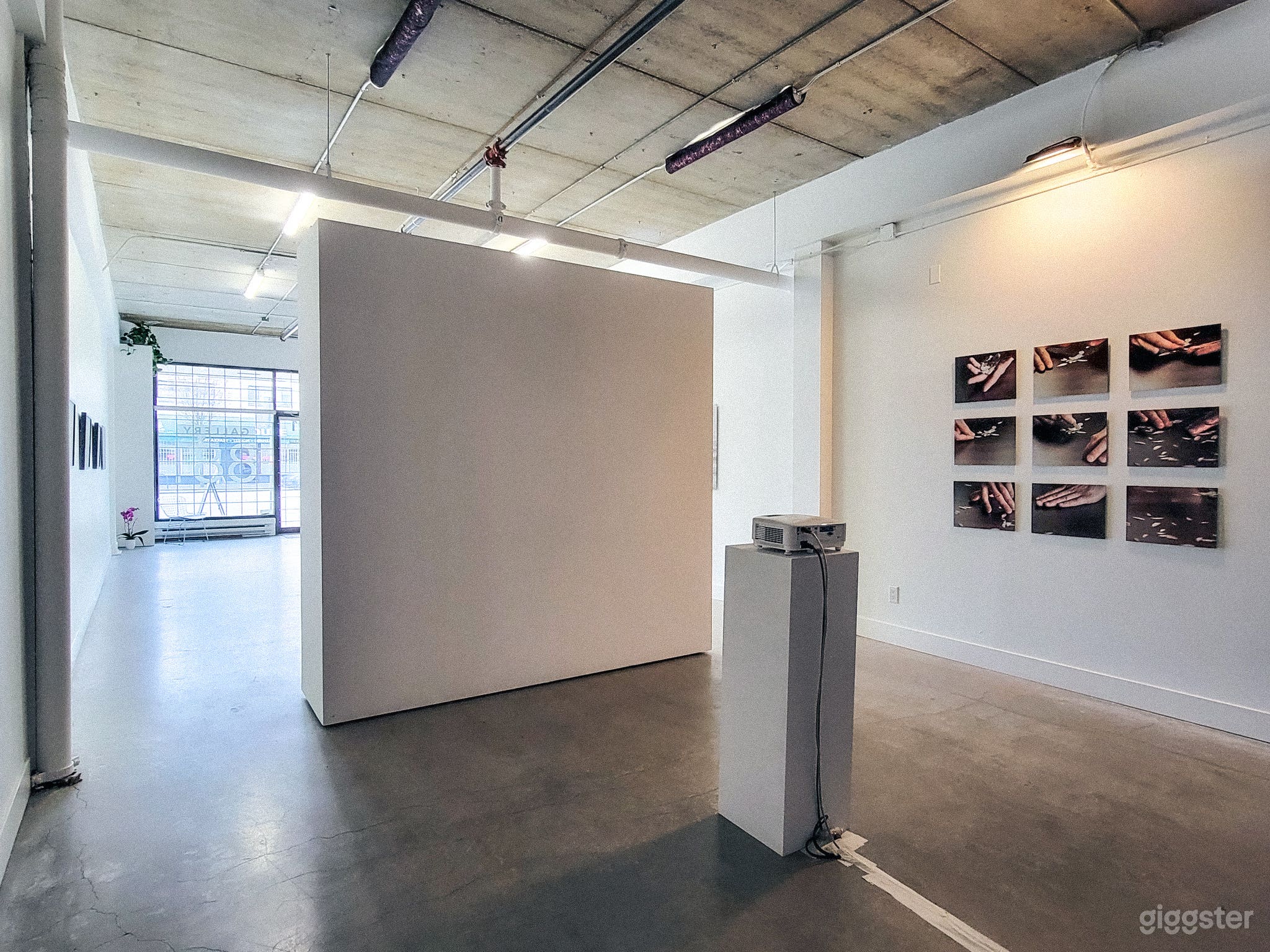 Primary space 750 sq feet