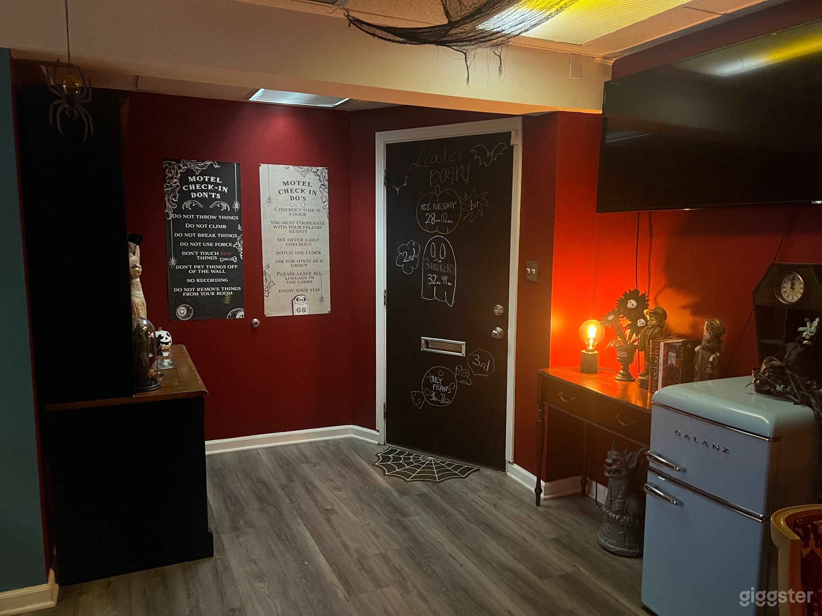 front door in lobby area