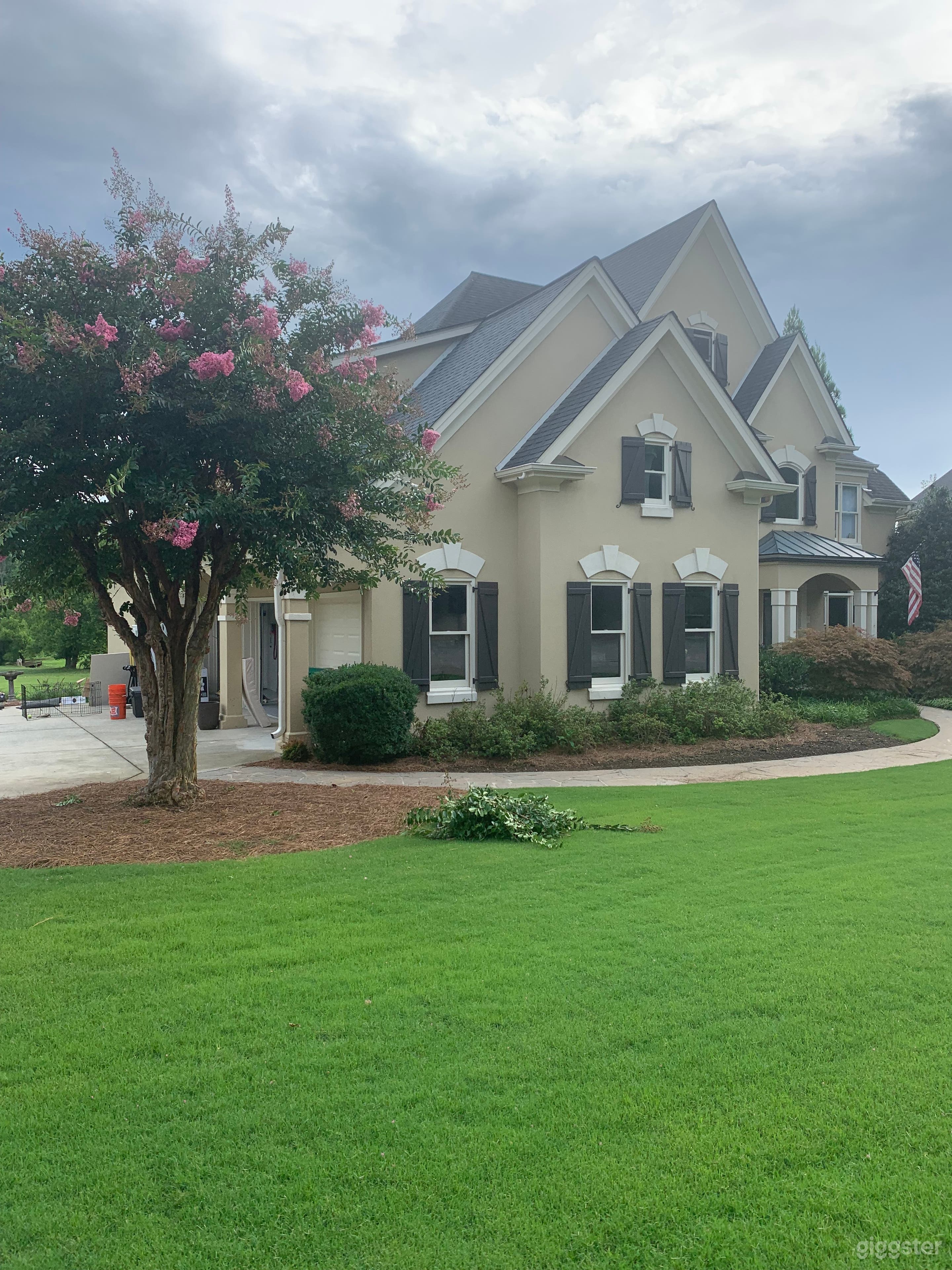 Front elevation of home