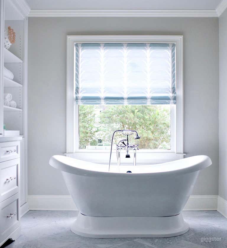  Renovated marble master bathroom 