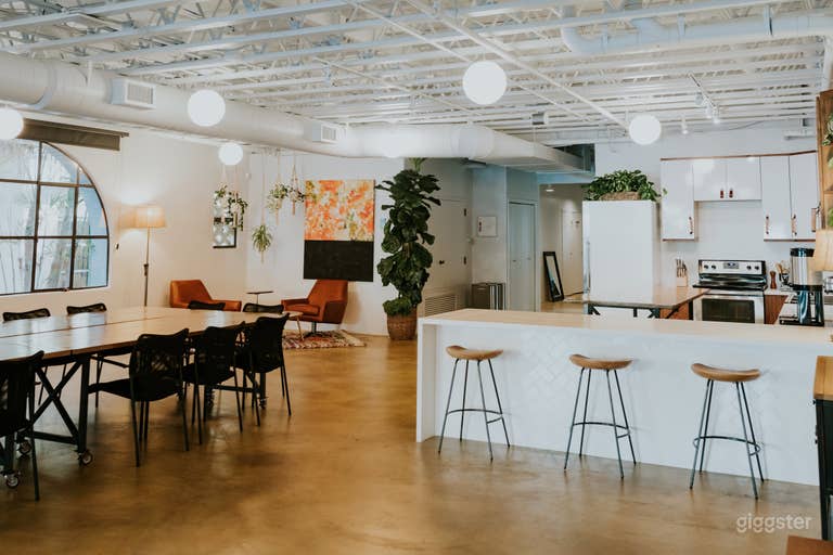  Airy Event Space in Spanish-Style Building 