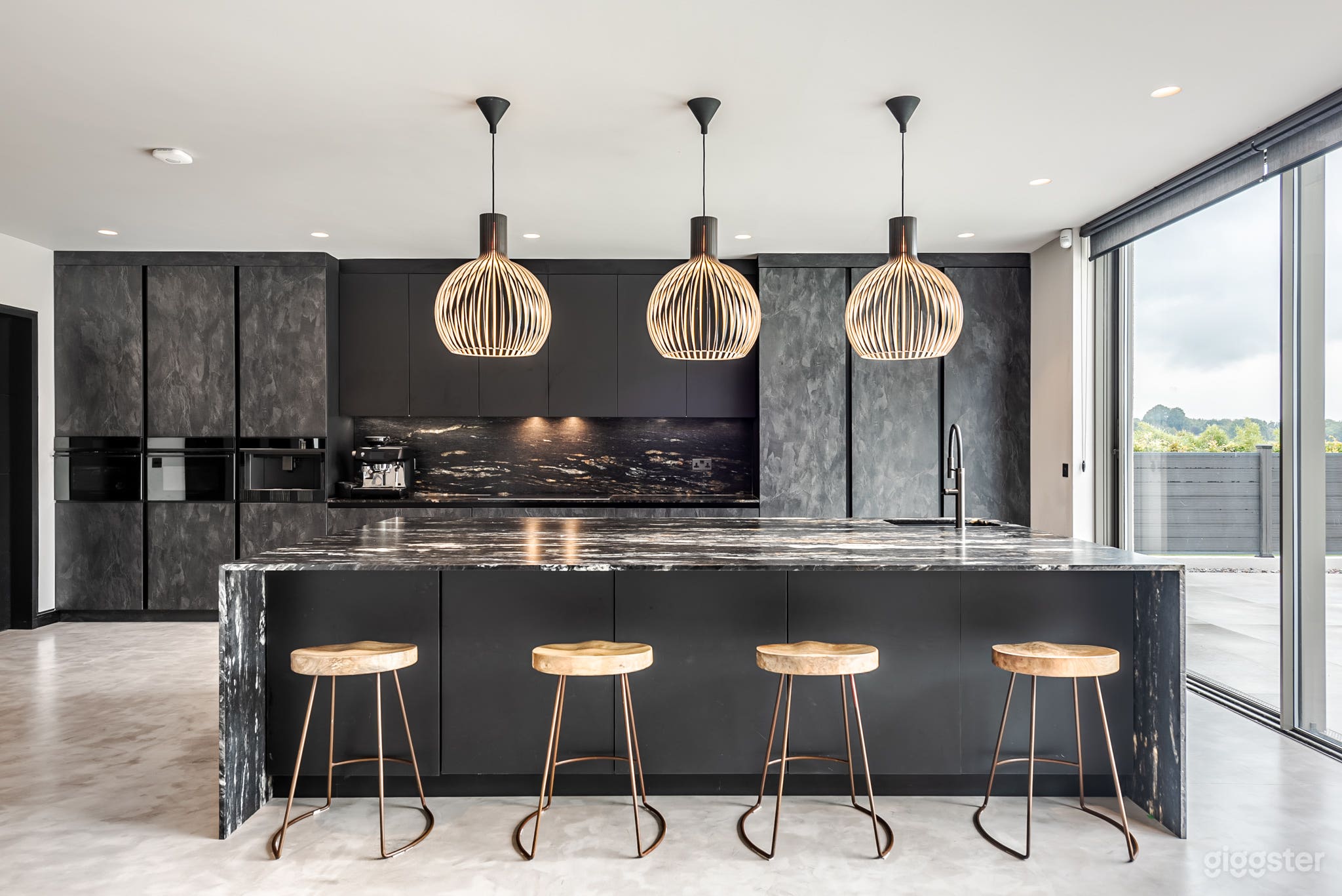 Modern Home with Polished Concrete Flooring Photo 1