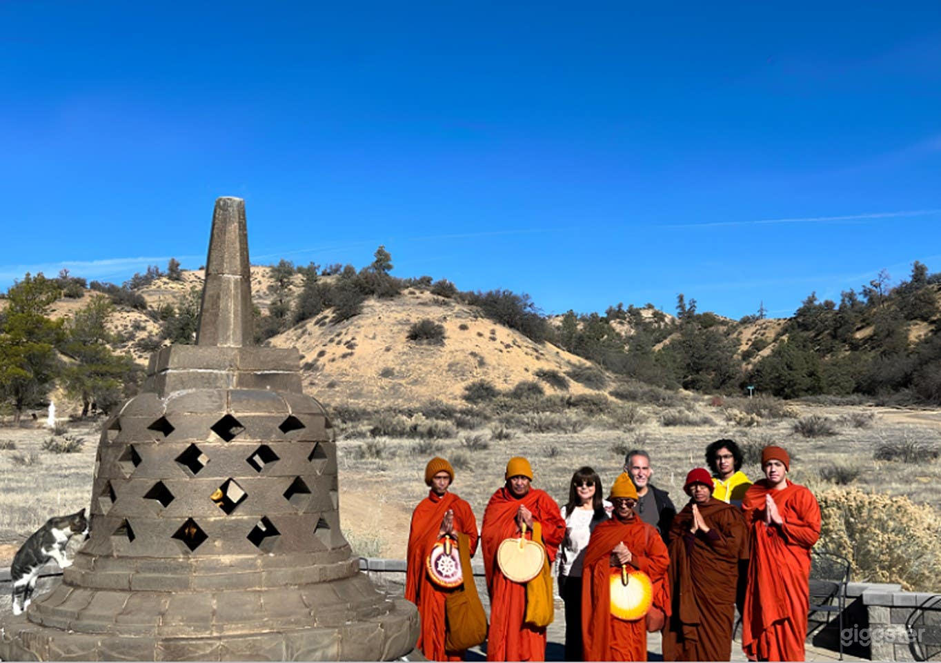Sacred Stupa On A Sturdy Square Base Photo 2
