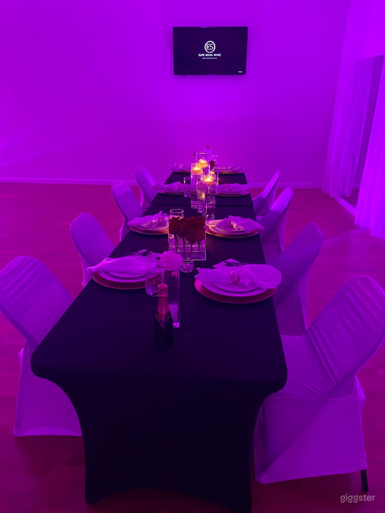  Verfügbar für kleine intime Abendessen 