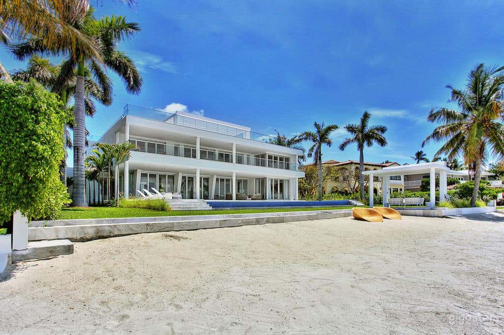 Miami Vice Oceanfront Mansion with Private Beach  Photo 2