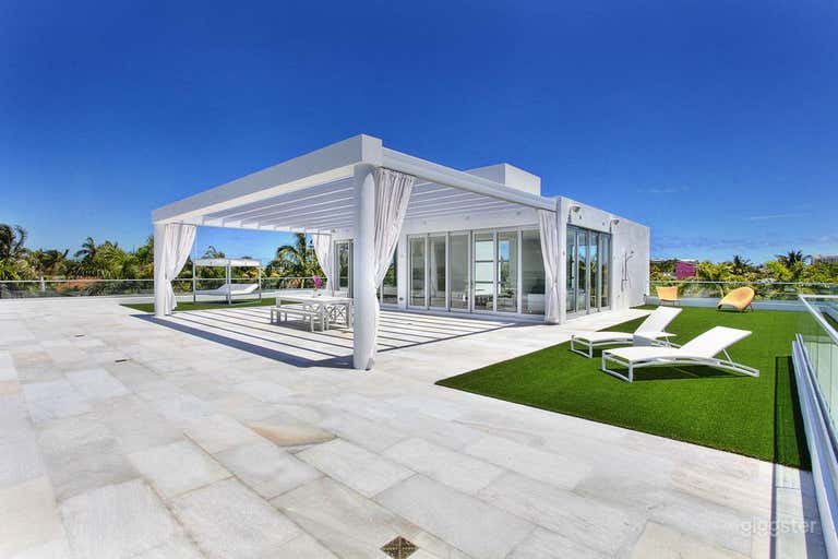  Miami Vice Oceanfront Mansion with Private Beach  