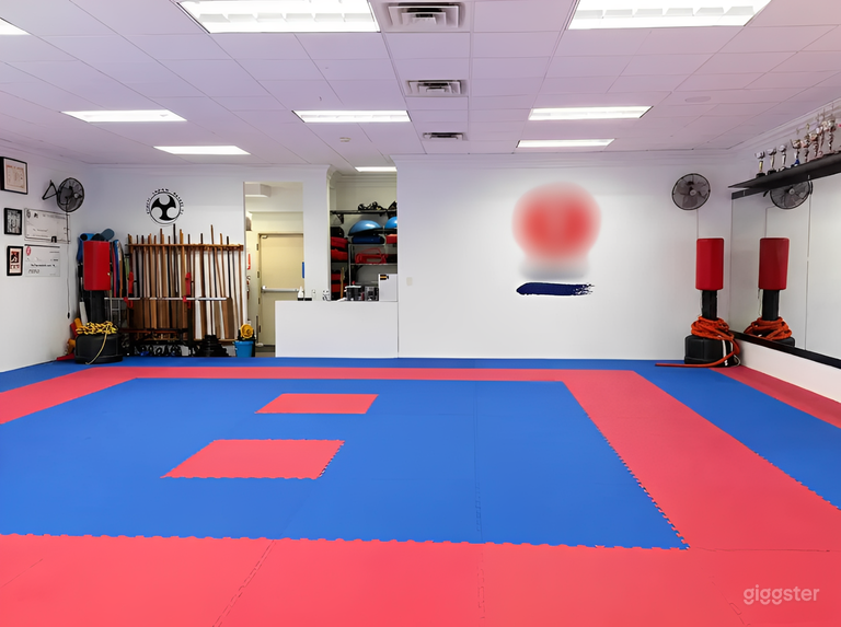 Estudio de Artes Marciales y Fitness con Espacio de Tapete Abierto 