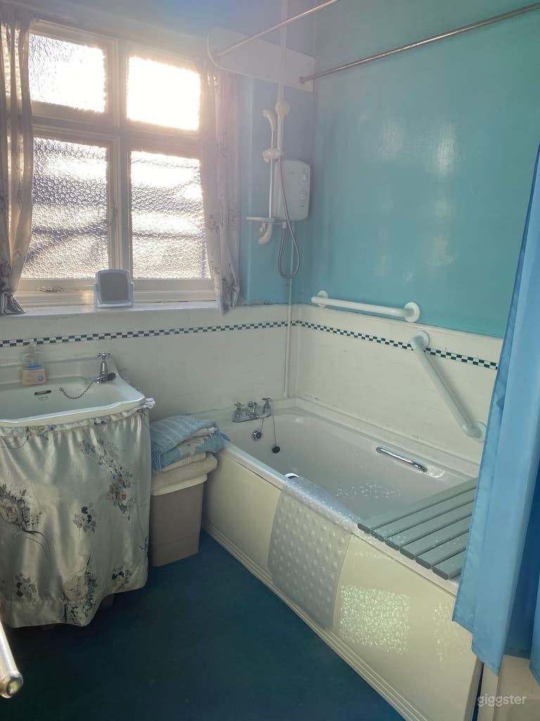  Bathroom with traditional tiling  