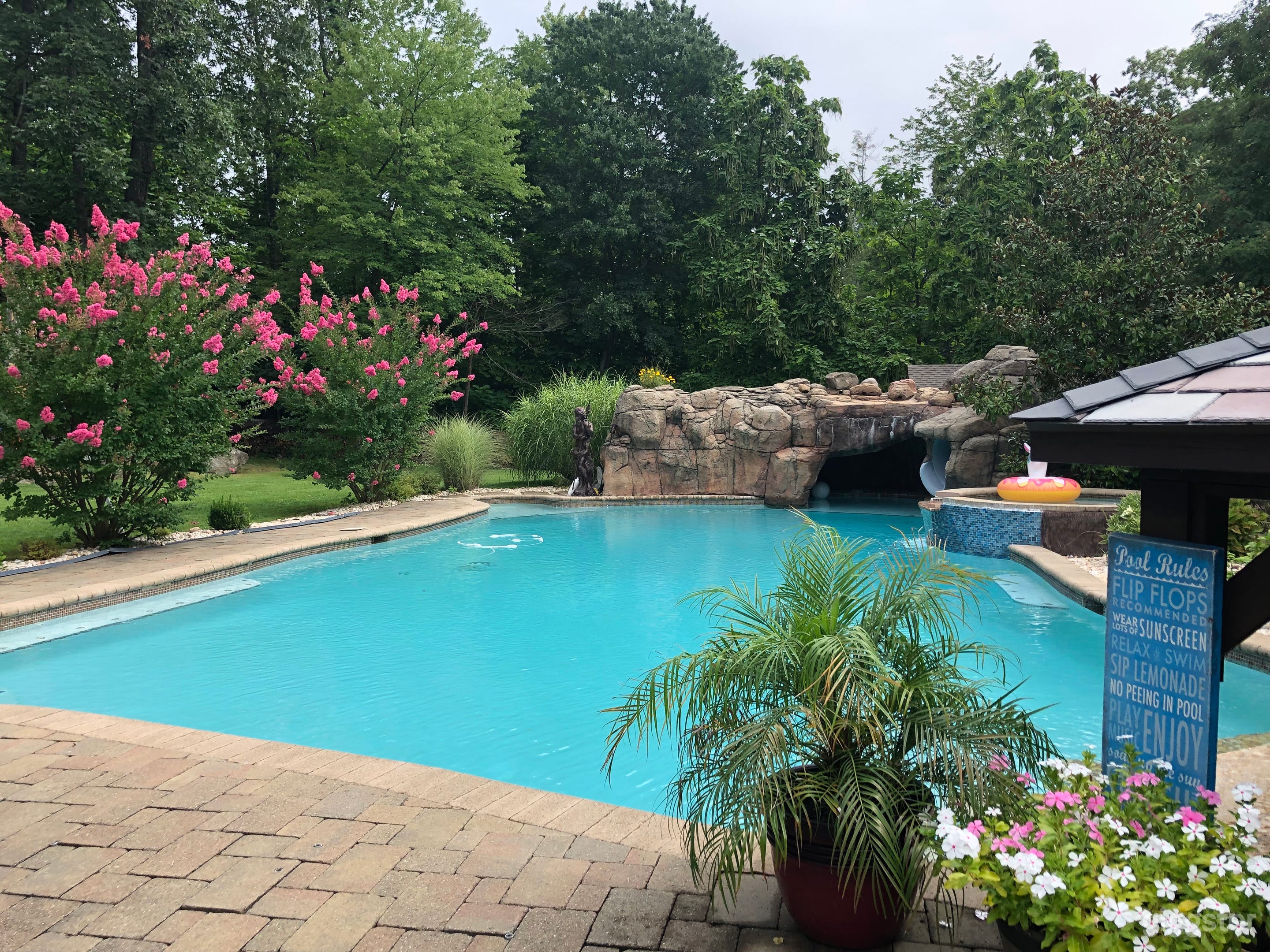 Mansion Cave Salt Pool Grotto Exotic Waterfall Photo 1