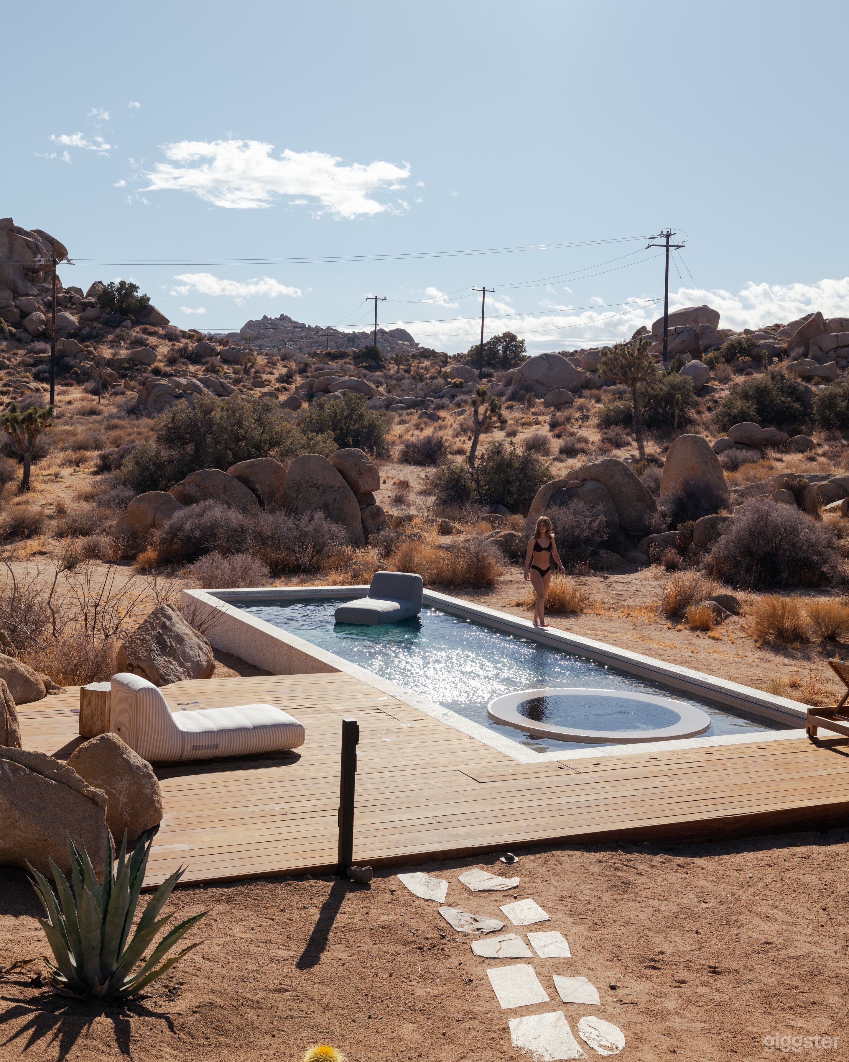 Horse Around-Pioneertown Pool Cabin w. Boulders Photo 1