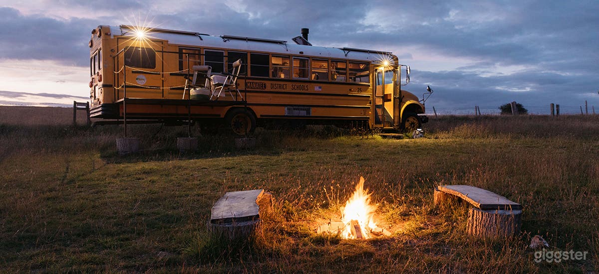 Luxury Converted US School Bus for Glamping Photo 1