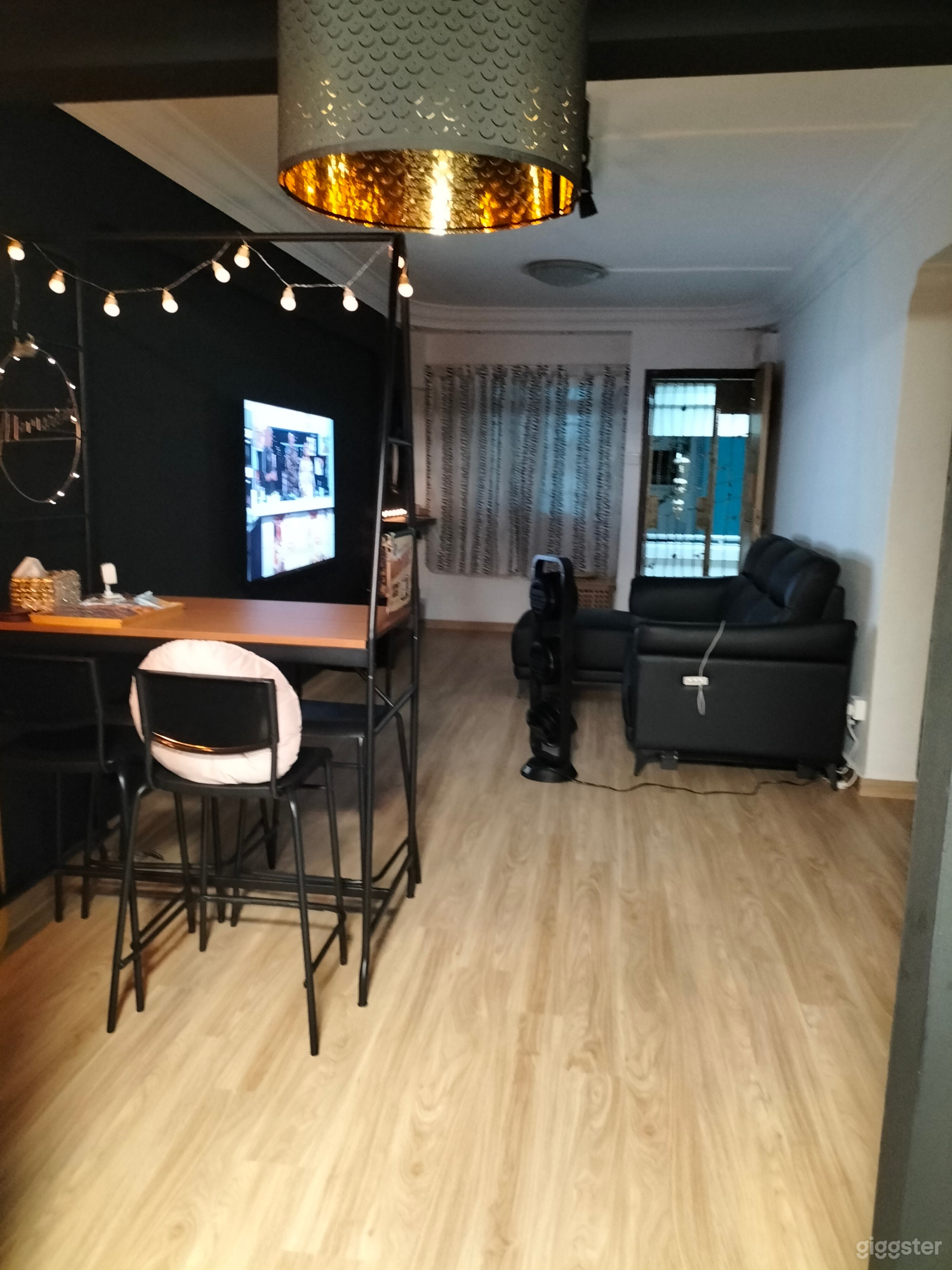 industrial modern living area Photo 3