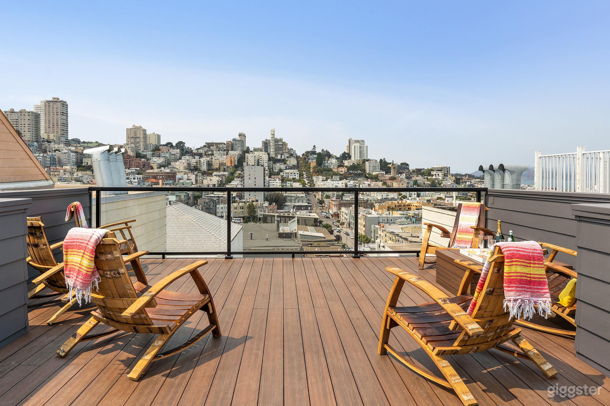 Top level 700 SQ Ft. Roof Deck 