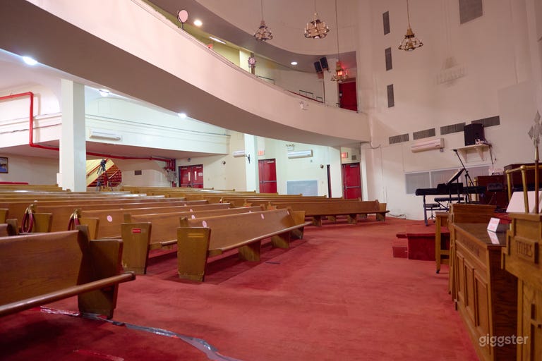  Retro Red-Carpet Auditorium and Stage 