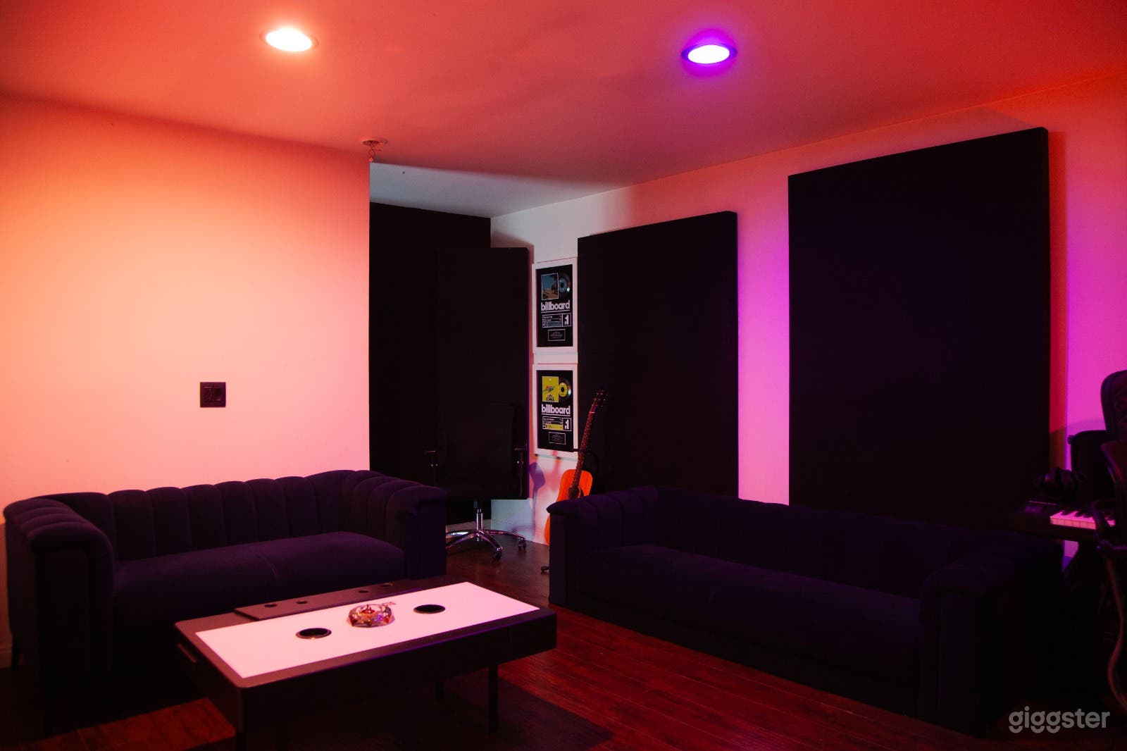 Recording studio / Seating area