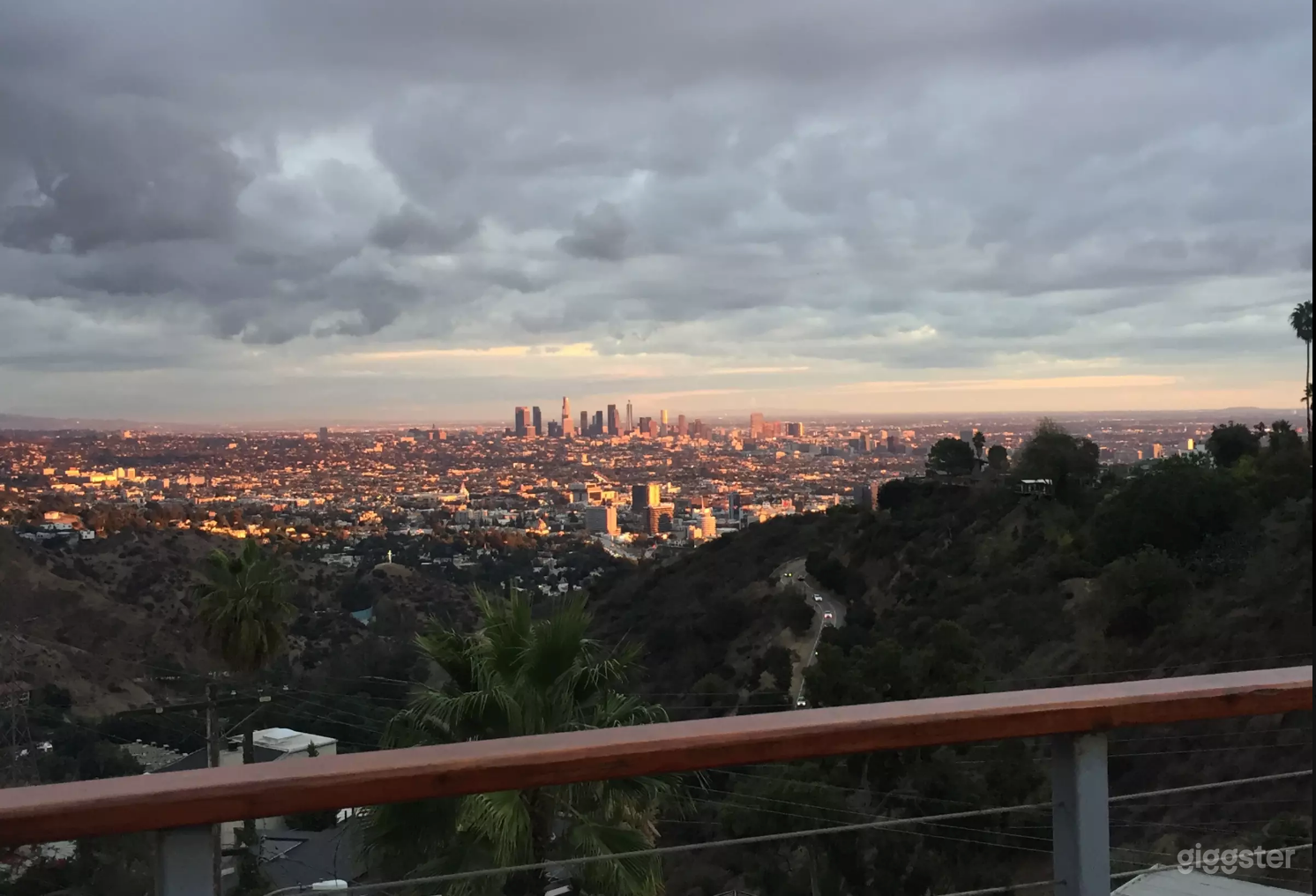 Rooftop view with stunning LA city view