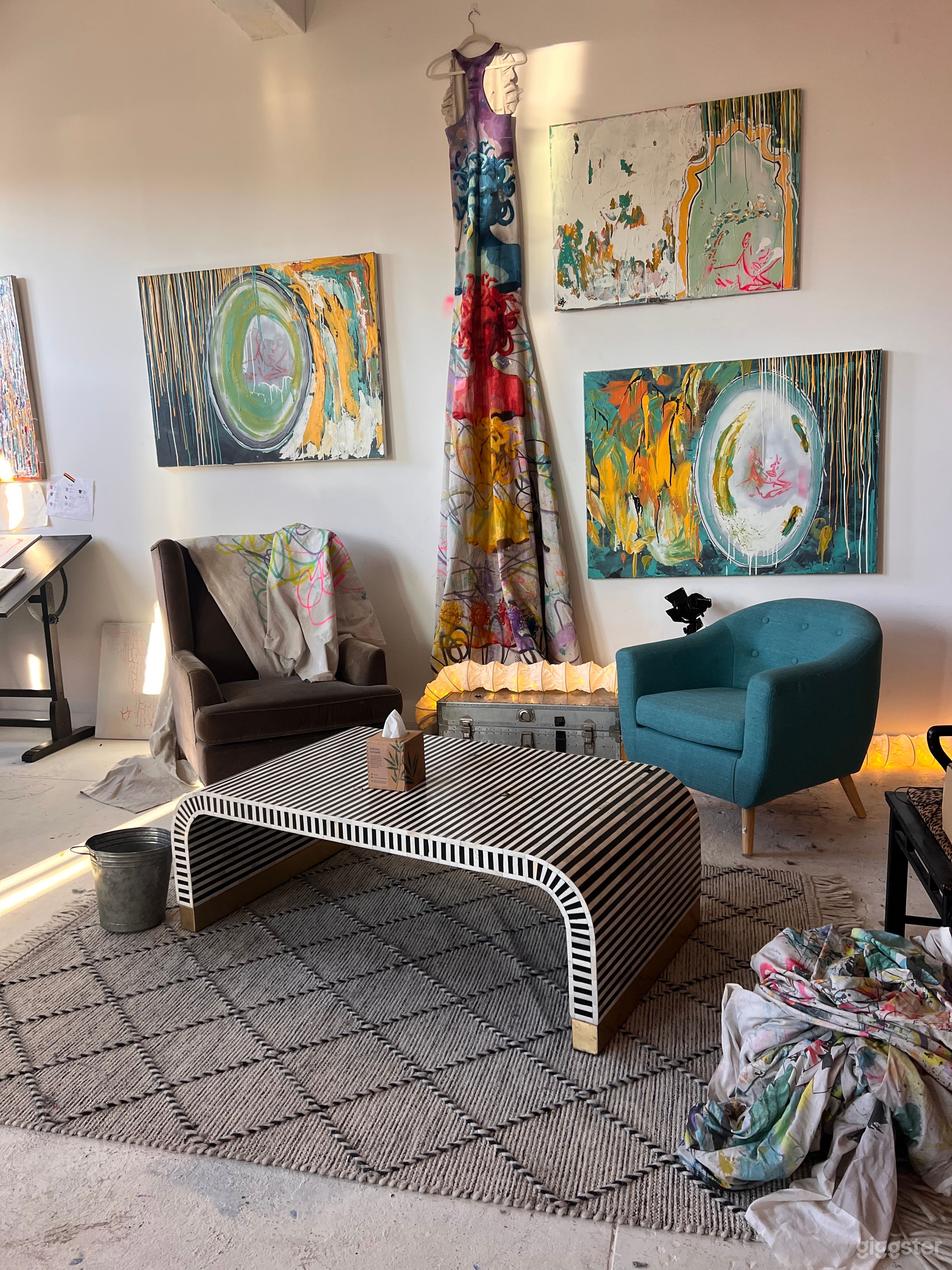 set up for a press event in November. 