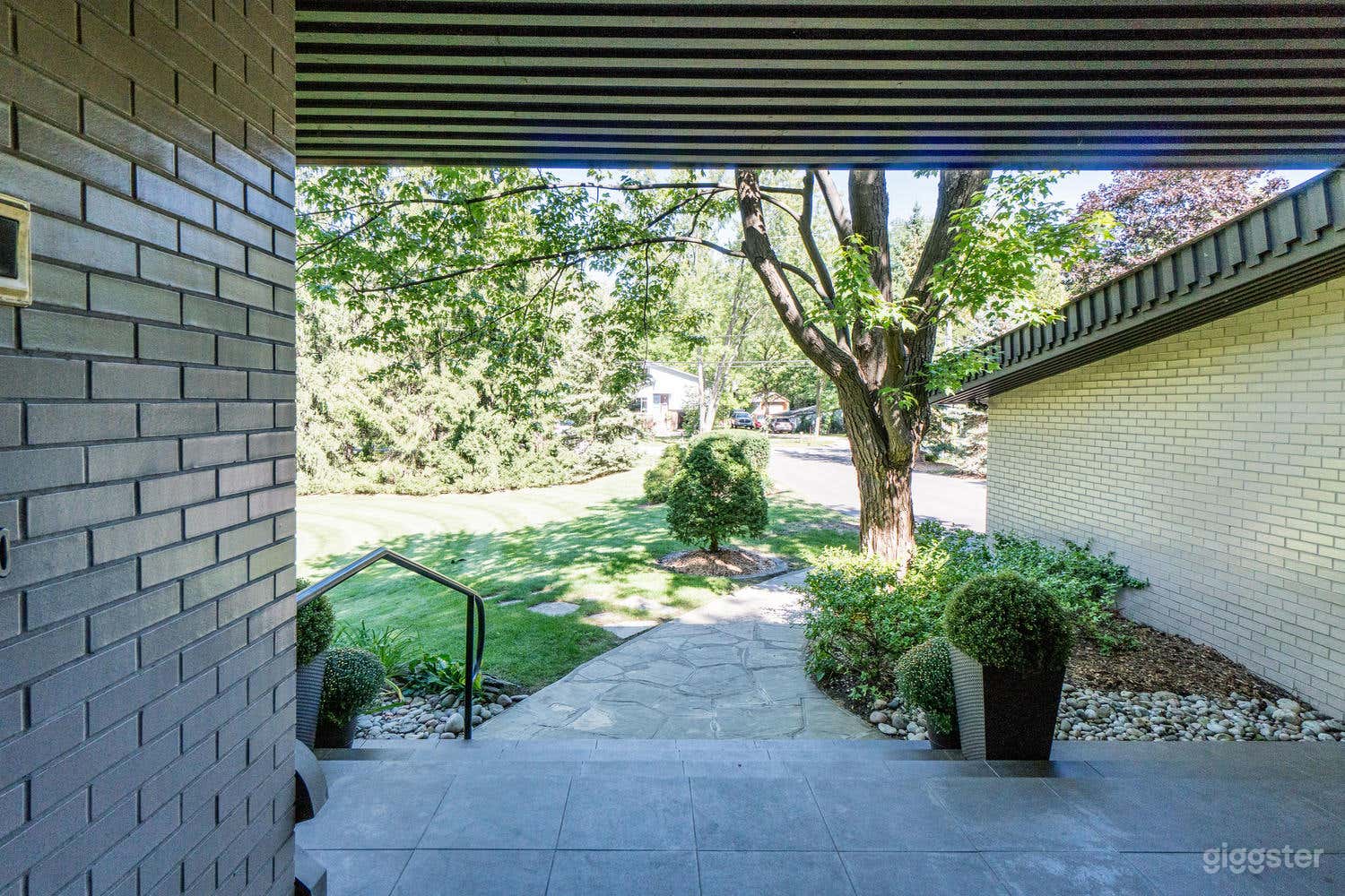 Front Porch view out to garden