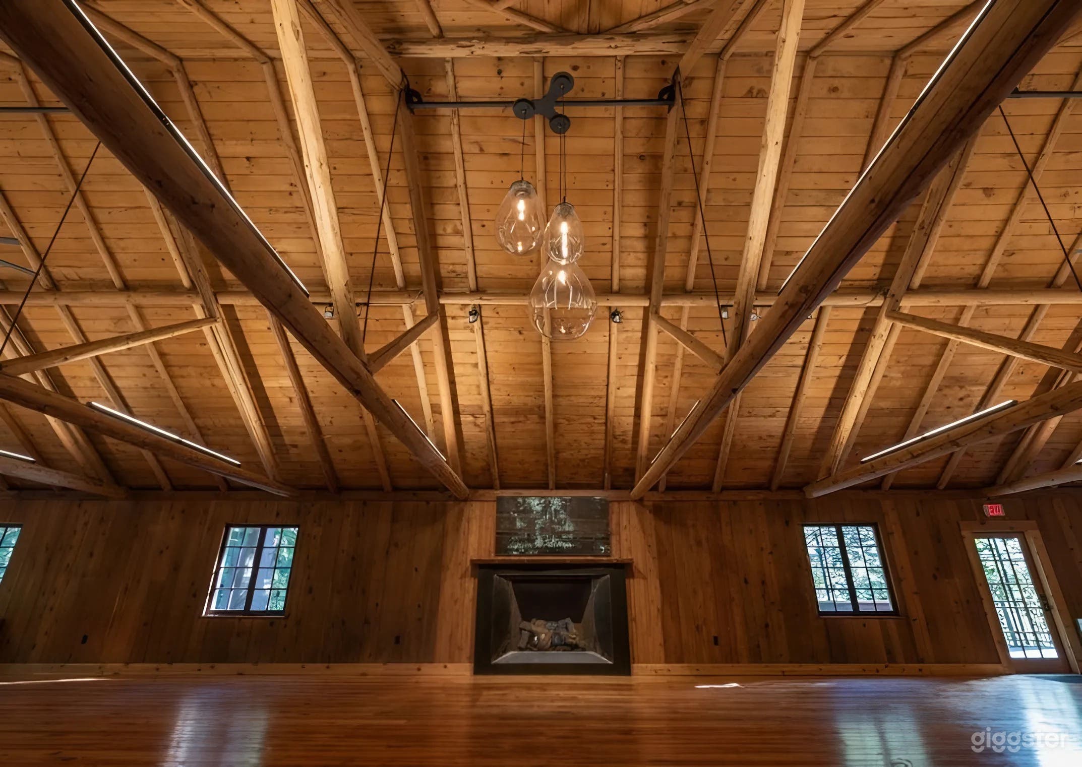 Rustic Gathering Hall with Industrial Kitchen &amp; Outdoor Patio – Seats Up to 200 Photo 3