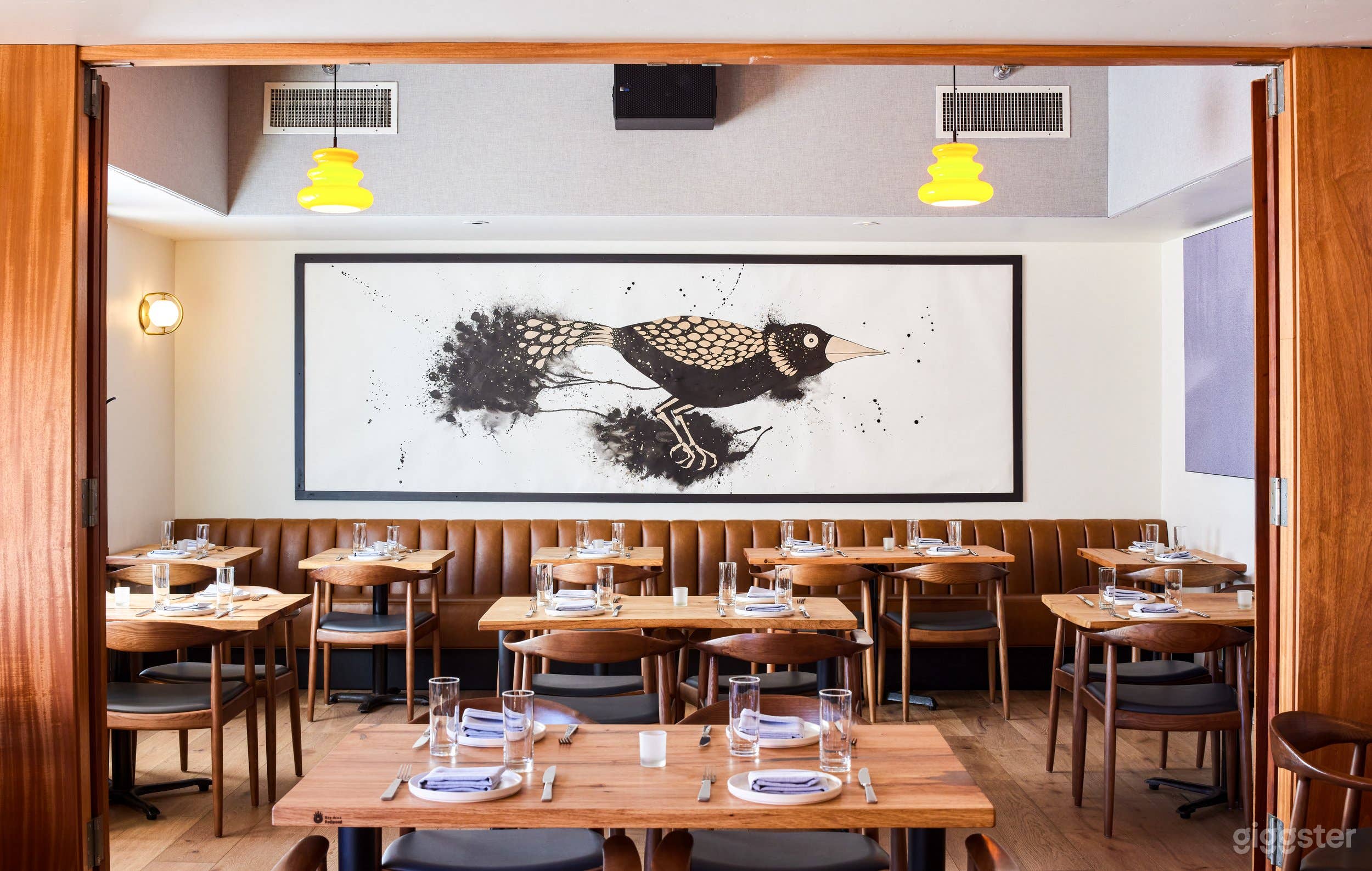 The Private Dining Room which seats up to 25 people.