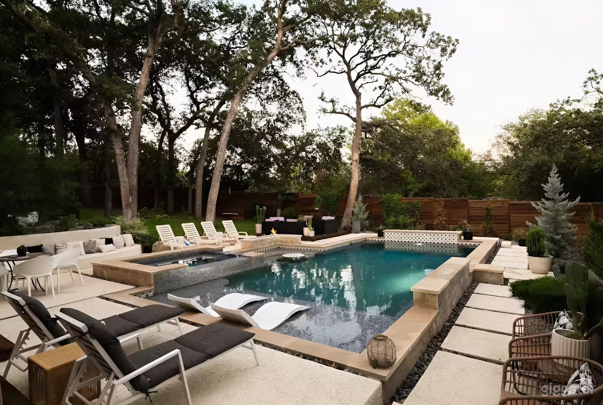 Luxury Resort-Style Pool and Backyard Oasis Photo 3