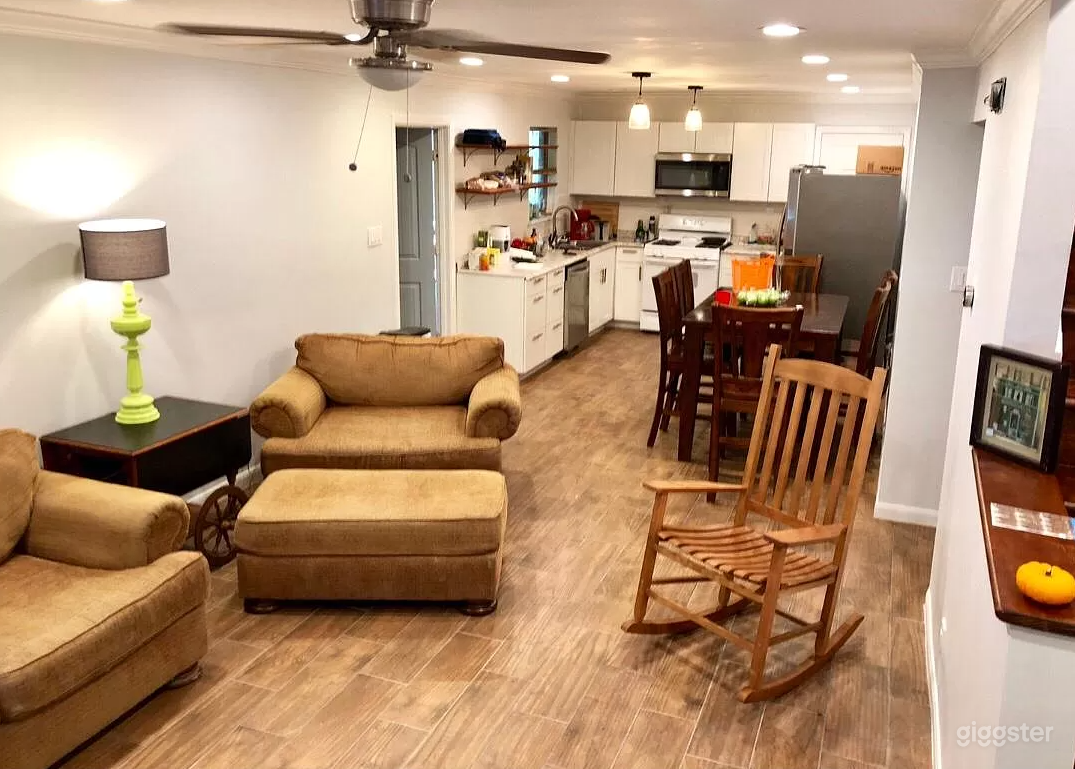 Random Airstream with cool Mural in a Backyard Photo 3