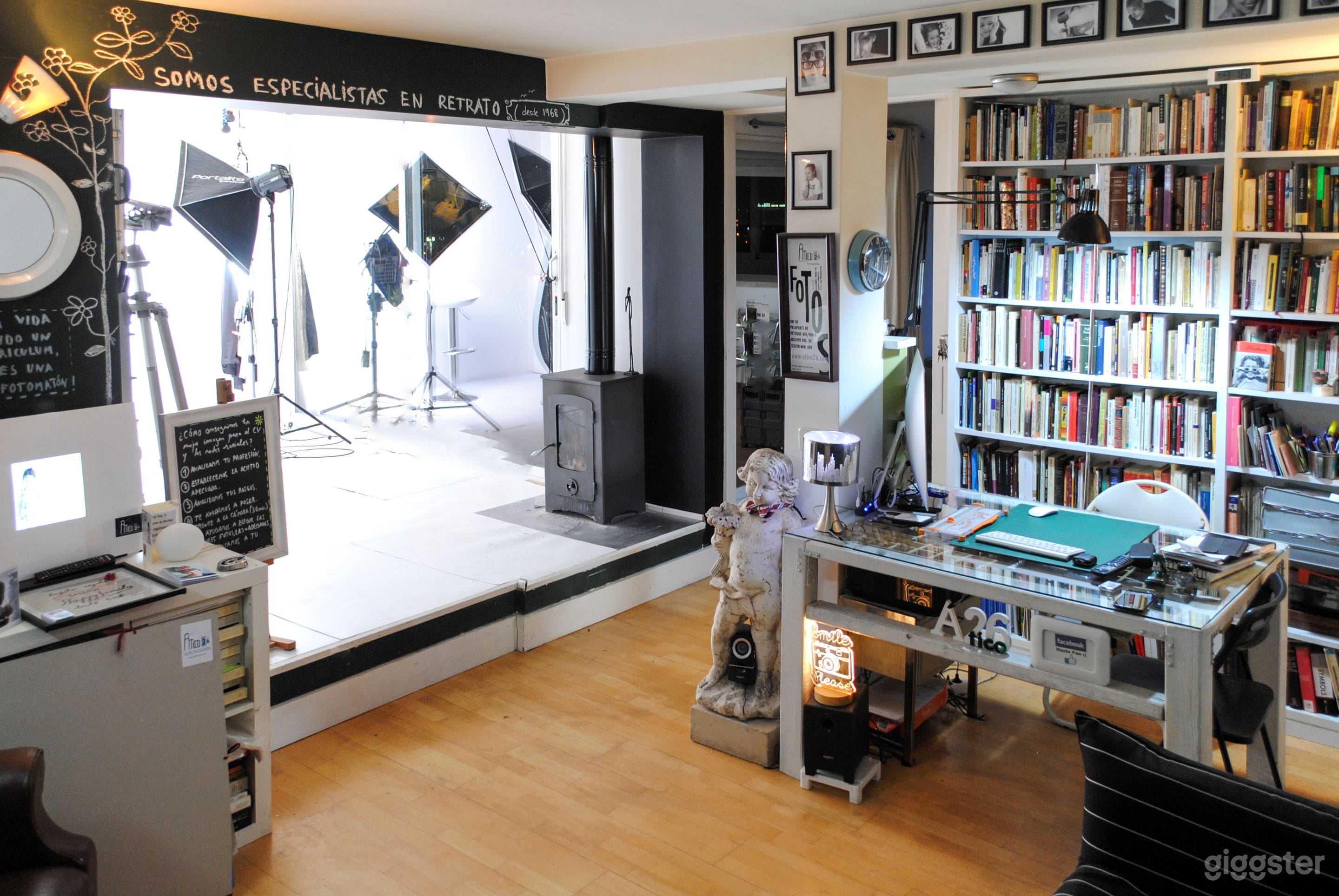 Estudio de fotografía con luz natural Foto 4