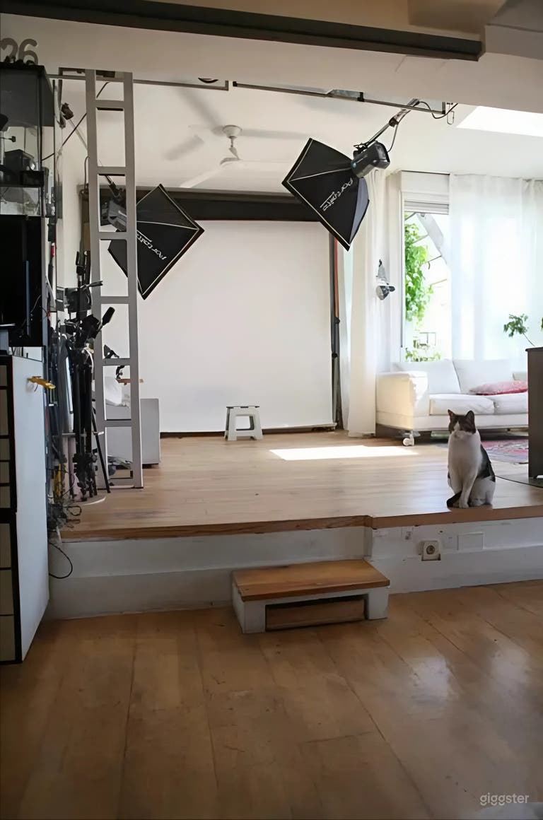  Estudio de fotografía con luz natural 
