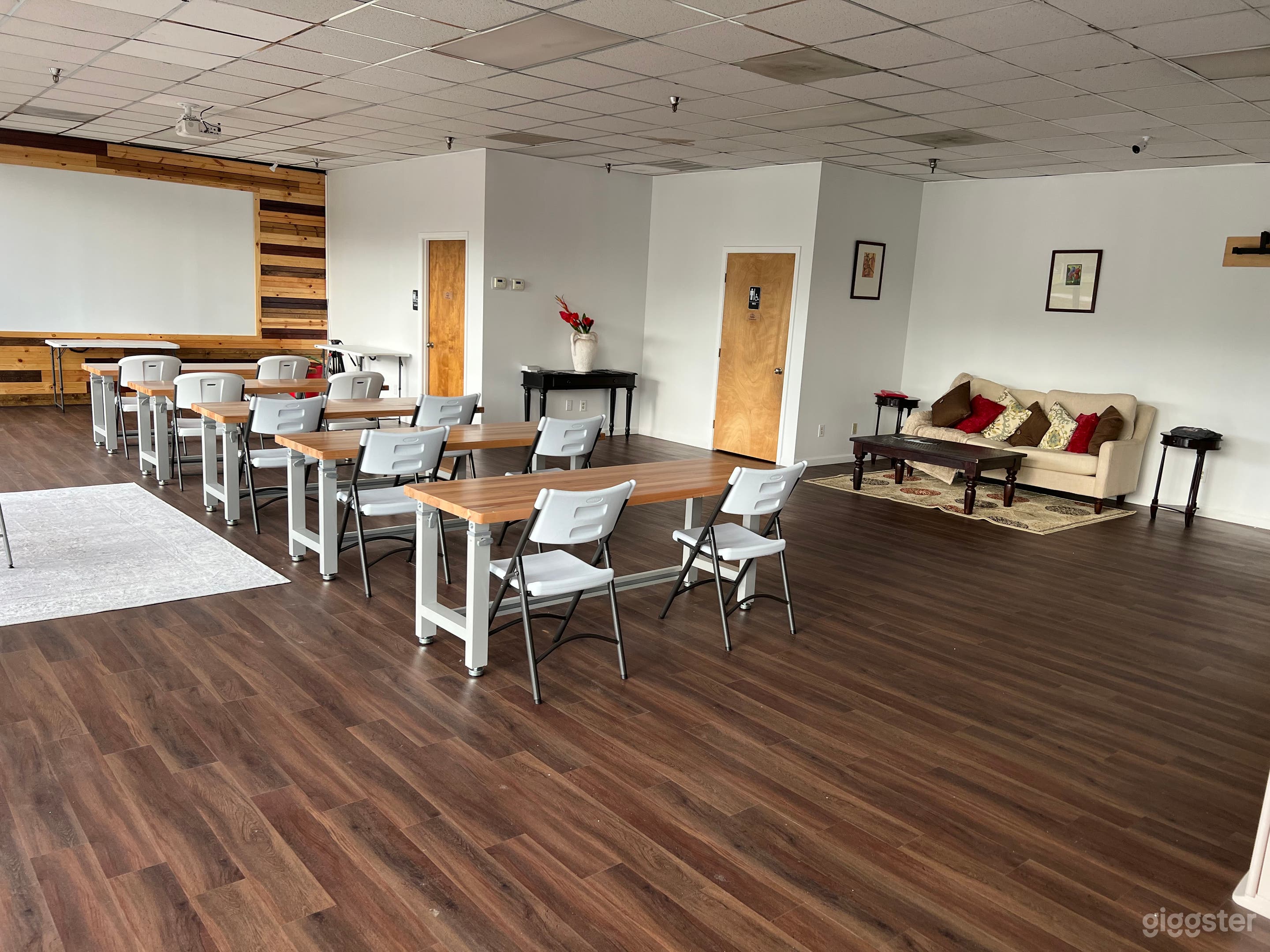 Relaxation Area in the lecture hall.