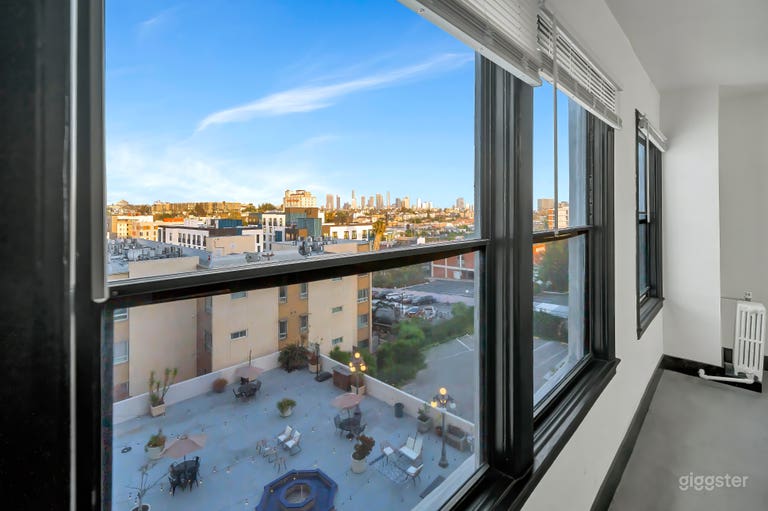  Loft histórico en DTLA con terraza en la azotea y ventanas arqueadas 