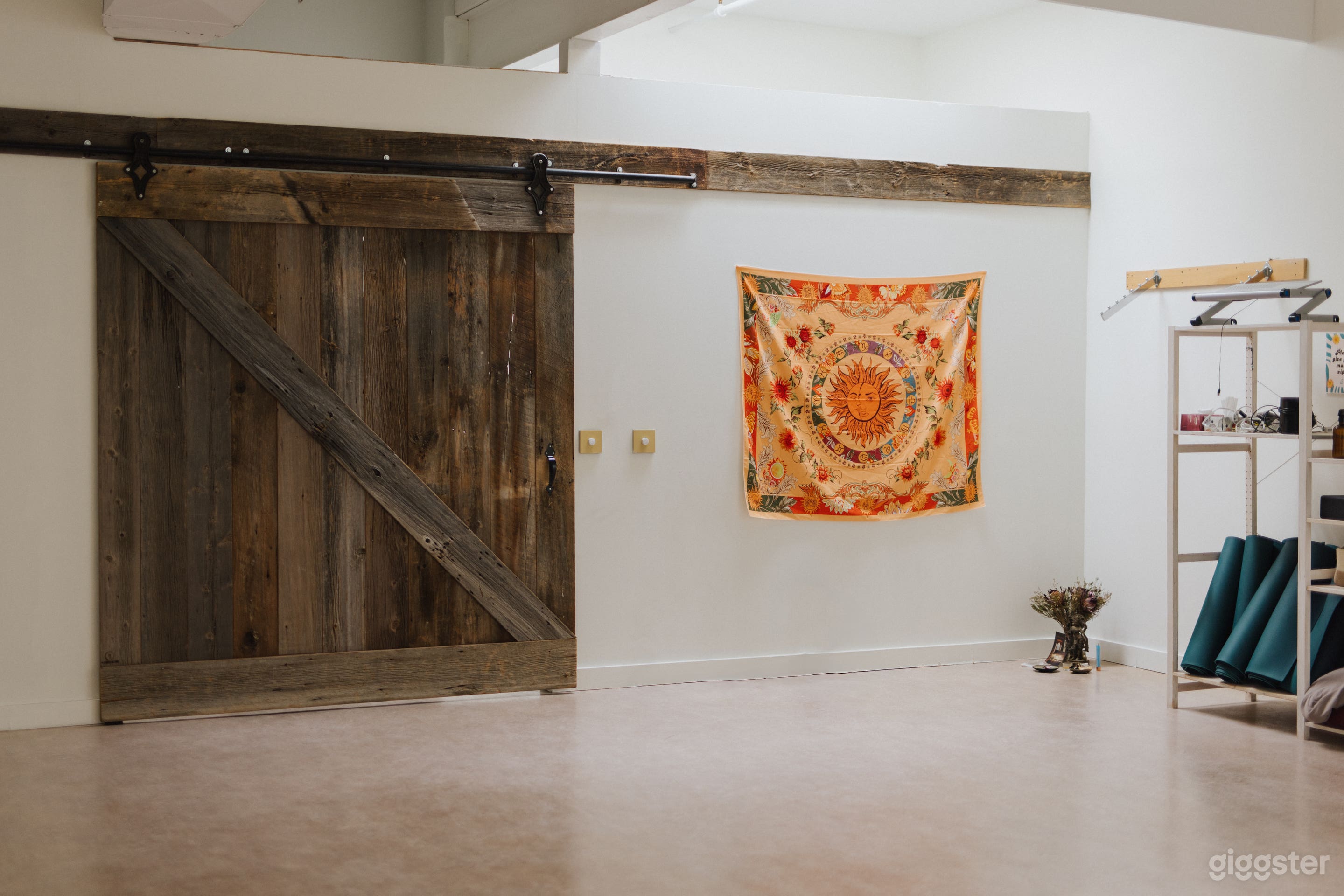 Zen paradise awaits you. 700 SF wellness studio for workshops, events, classes