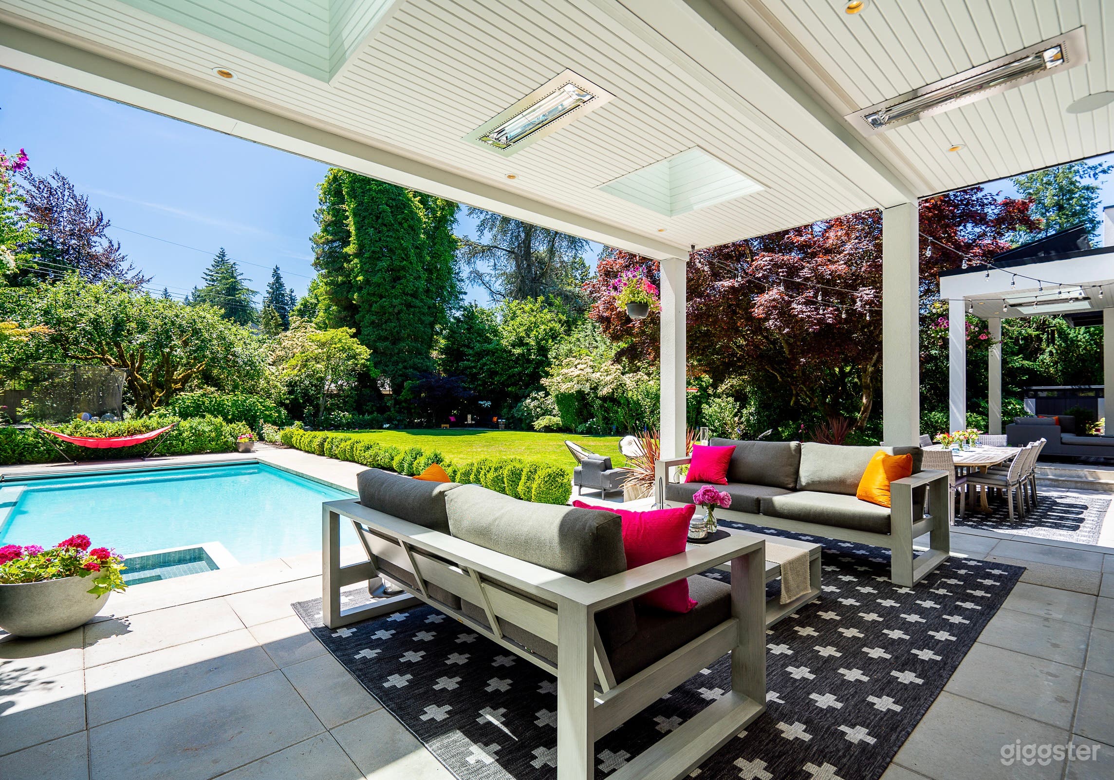 Large Backyard with Mature Garden & Pool, Central Vancouver Photo 3
