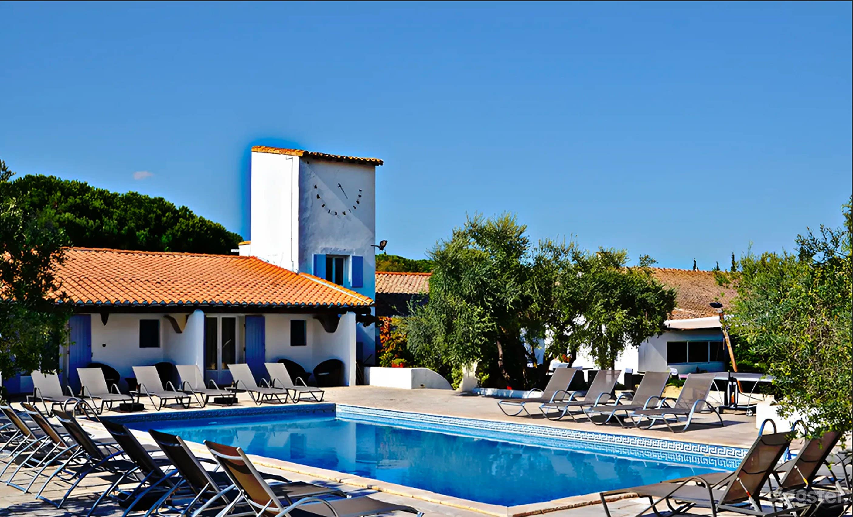 Photo de Elegant Outdoor Swimming Pool 3