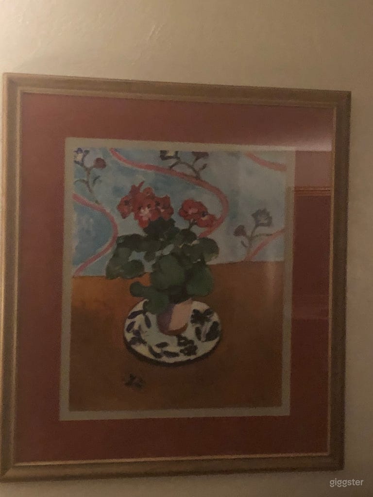  A beautiful, antique Matisse print. 