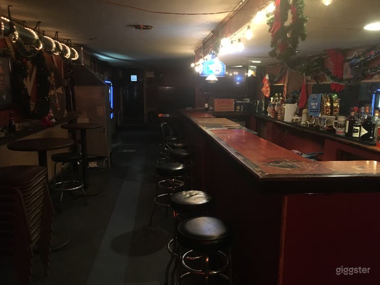  Basement bar. 