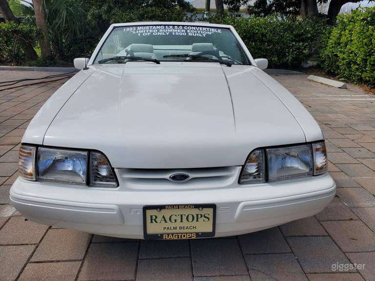  A Stunning White 1993 Ford Mustang LX 5.0 